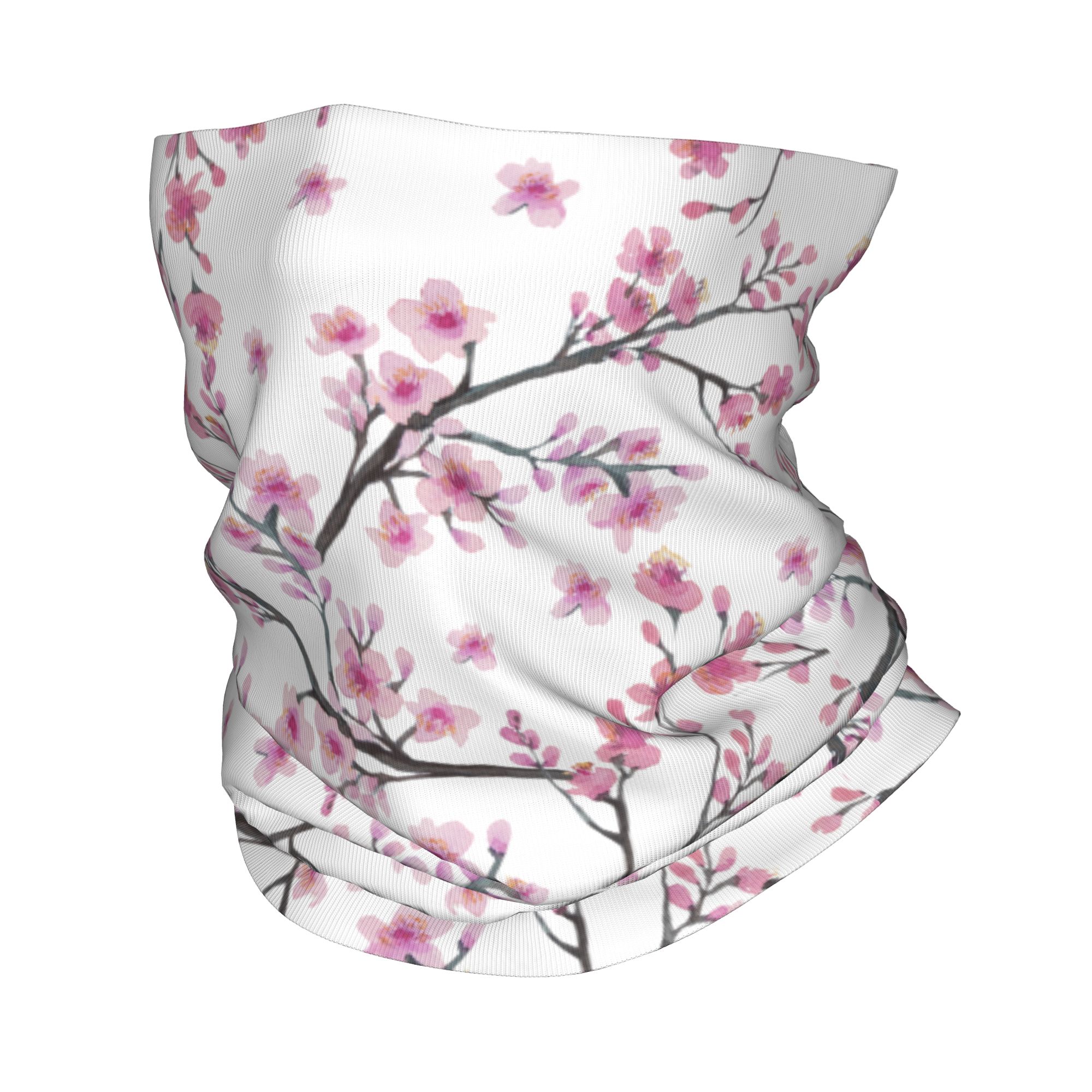 Neck Warmer Balaclava - Japan Sakura Cherry Blossoms with A