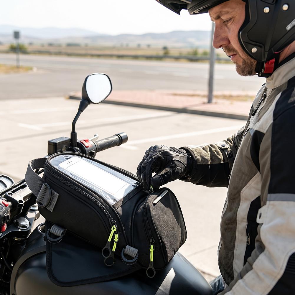 Motorcycle Riding Tank Bag Mag - đánh giá và giá Motorcycle Gear Bag