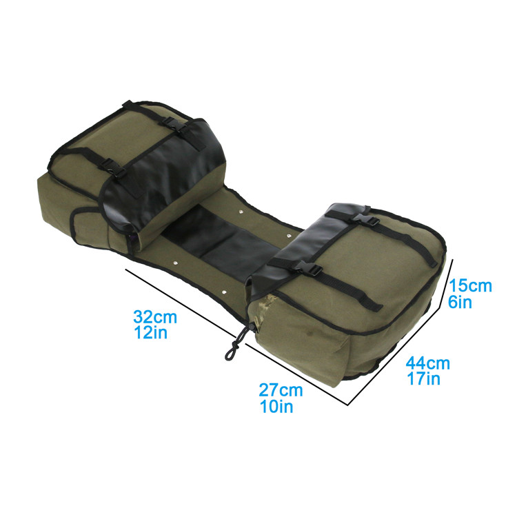 Canvas Leather Rear Saddlebag  - đánh giá và giá Motorcycle Gear Bag
