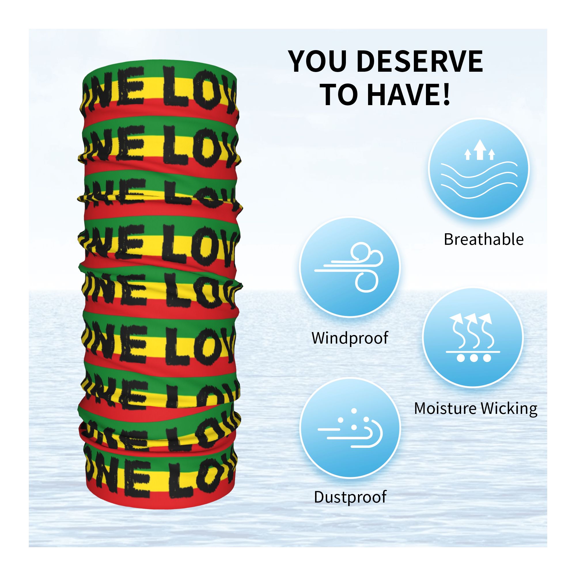 Custom Jamaica Rasta Flag Lion - đánh giá và giá Neck Warmer Balaclava