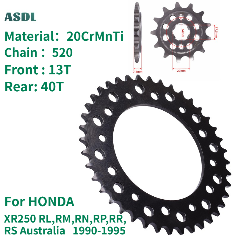 520 13T 40T Motorcycle Front R - đánh giá và giá Motorcycle Gear In Australia