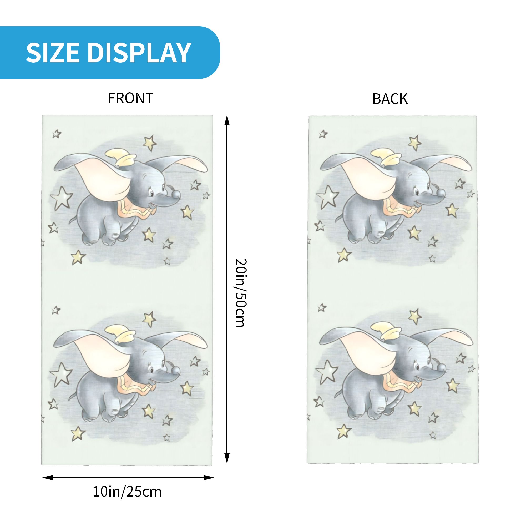 Custom Anime Dumbo  Bandana Ne - đánh giá và giá Neck Warmer Balaclava