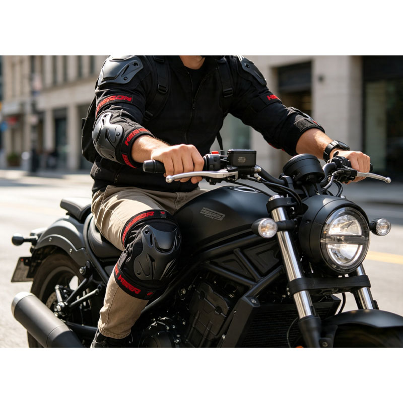 Anti-Fall Wear Resistant Motoc - đánh giá và giá Knee Guard Hard