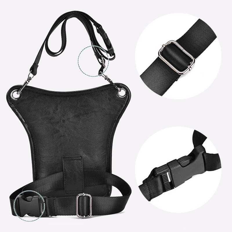 Vintage Pu Leather Waist Pack  - đánh giá và giá Motorcycle Gear Bag
