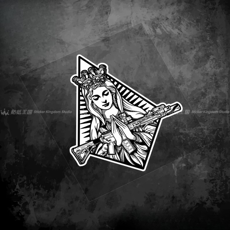 Tactical Black White Jesus Vir - đánh giá và giá Motorcycle Gear White
